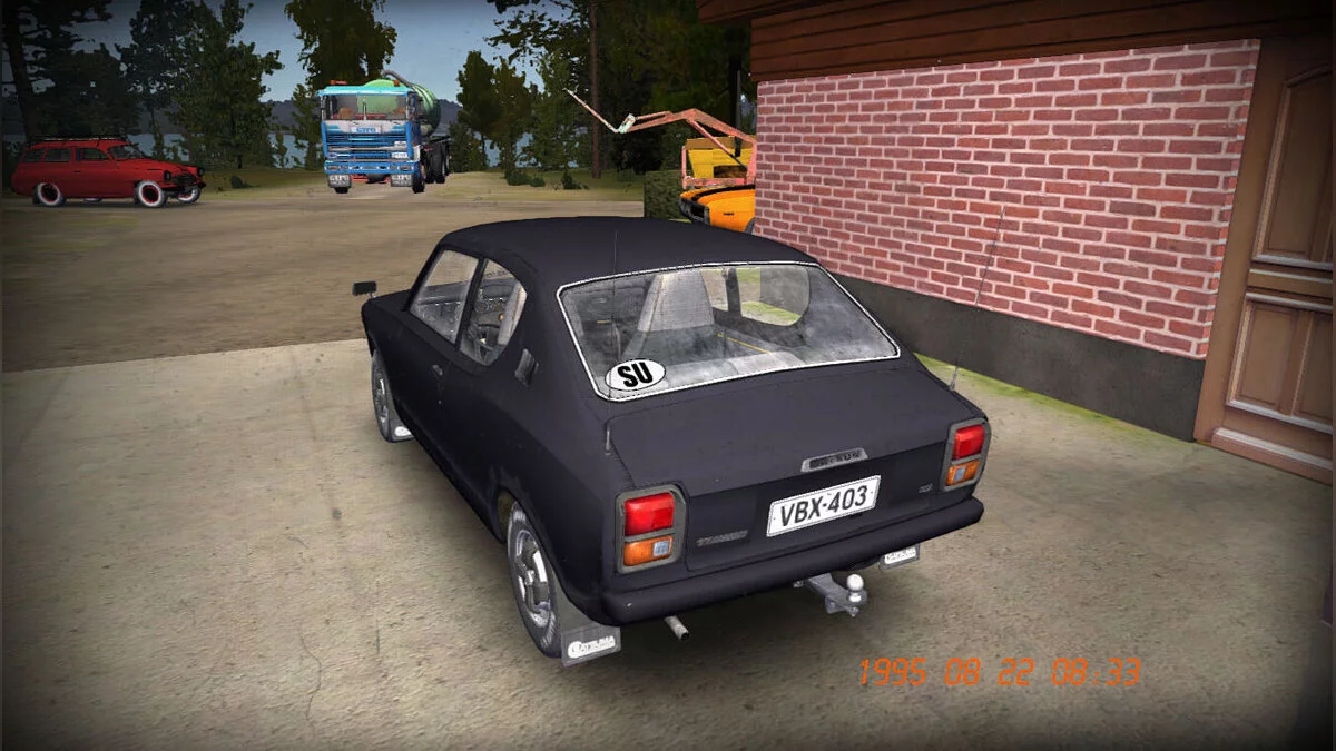 My Summer Car — Сток Сатсума, 92к марок, много еды и деталей в гараже