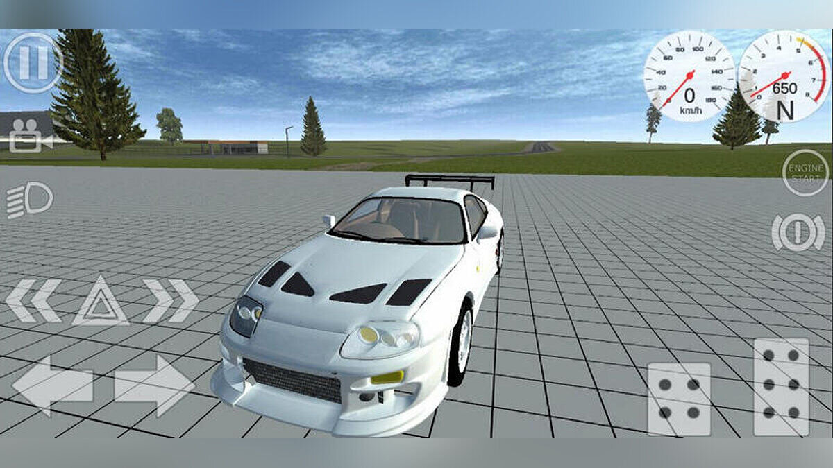 Simple Car Crash Physics Sim — Supra mk4
