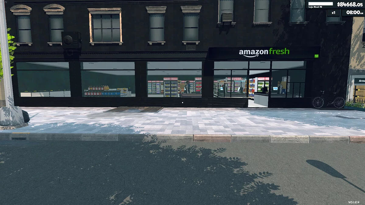 Supermarket Simulator — Удаление объектов перед магазином