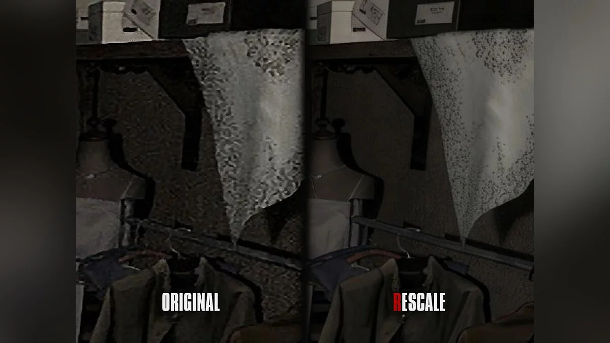 Resident Evil HD Remaster — Улучшение текстур фоновых объектов