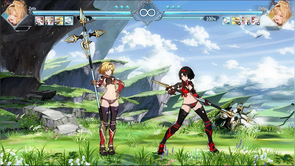 Granblue Fantasy Versus: Rising — Зета с короткими волосами