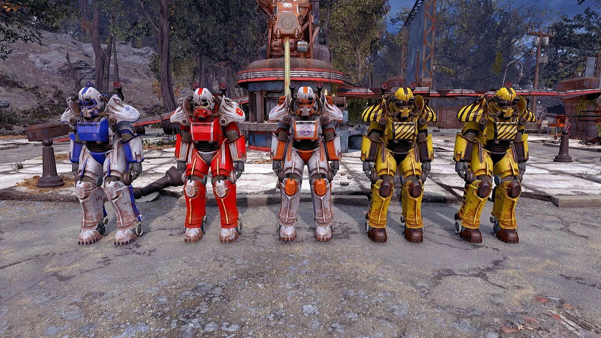 Fallout 4 — Bad Boys. Civil Servant Power Armor — силовая броня экстренных служб