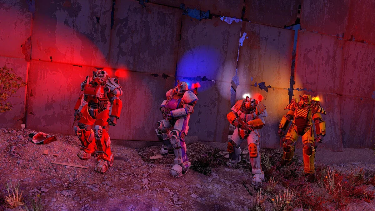 Fallout 4 — Bad Boys. Civil Servant Power Armor — силовая броня экстренных служб