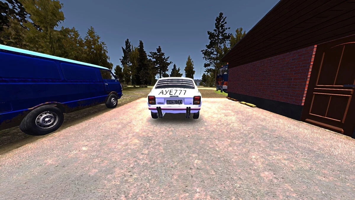 My Summer Car — Быстрая бело-розовая Сатсума