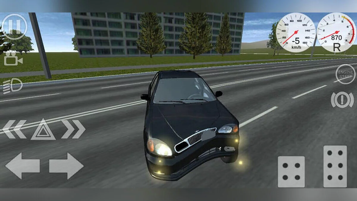 Simple Car Crash Physics Sim — Daewoo Lanos