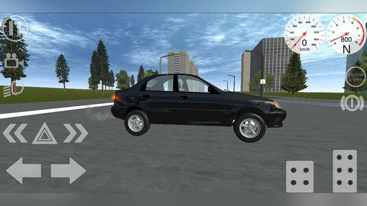 Simple Car Crash Physics Sim — Daewoo Lanos