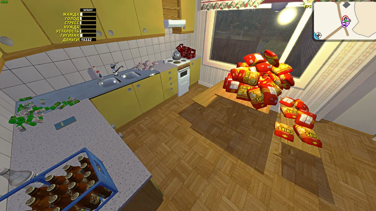 My Summer Car — Доступ ко всем машинам, прокачанная Satsuma с номерами, полный дом добра, дрова, часы