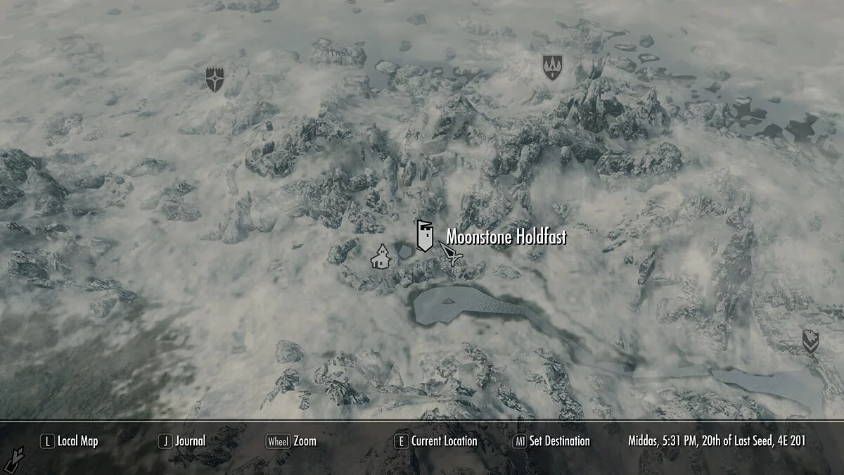 Elder Scrolls 5: Skyrim Special Edition — Крепость лунного камня