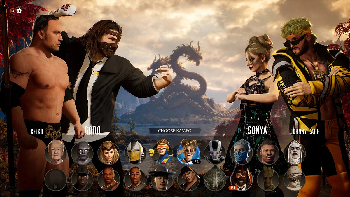 Mortal Kombat 1 — Набор персонажей из WWE