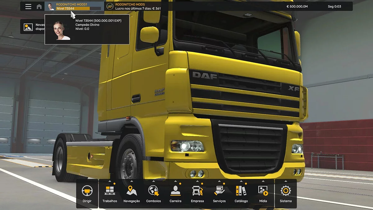 Euro Truck Simulator 2 — Огромный уровень и много денег