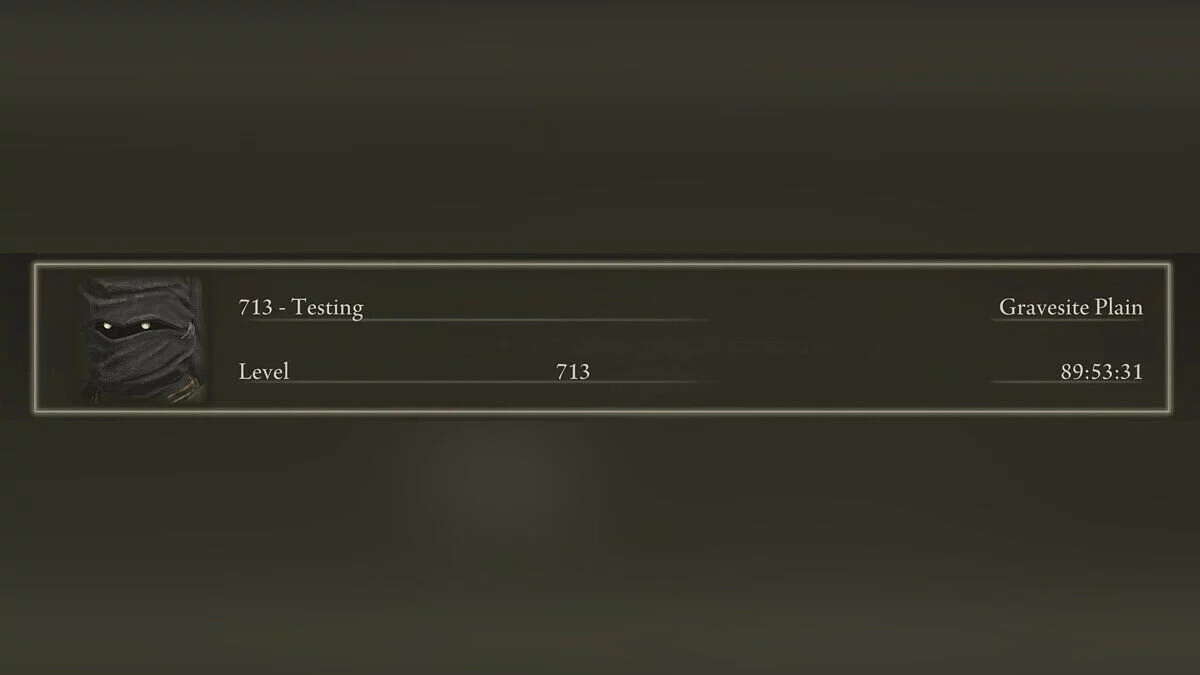 Elden Ring — Персонаж 713-го уровня с максимальными характеристиками