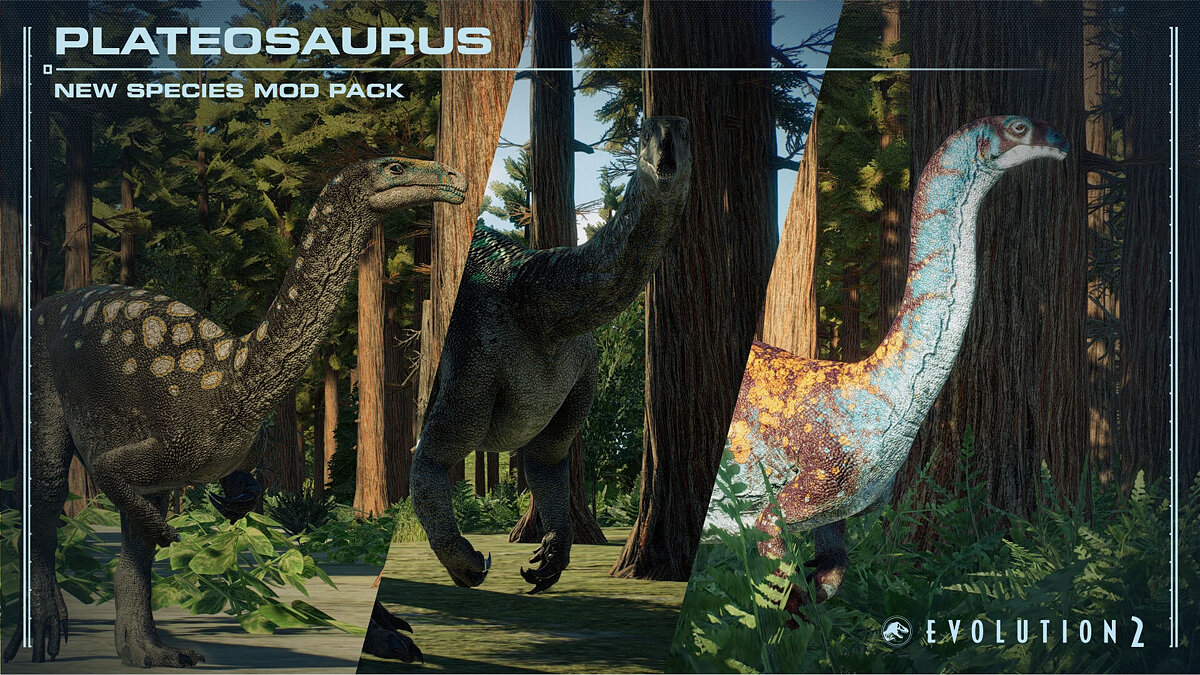 Jurassic World Evolution 2 — Платеозавр (новый вид)