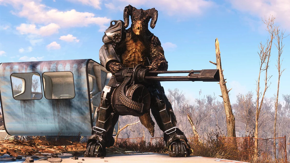 Fallout 4 — Power Deathclaw — броня когтя смерти