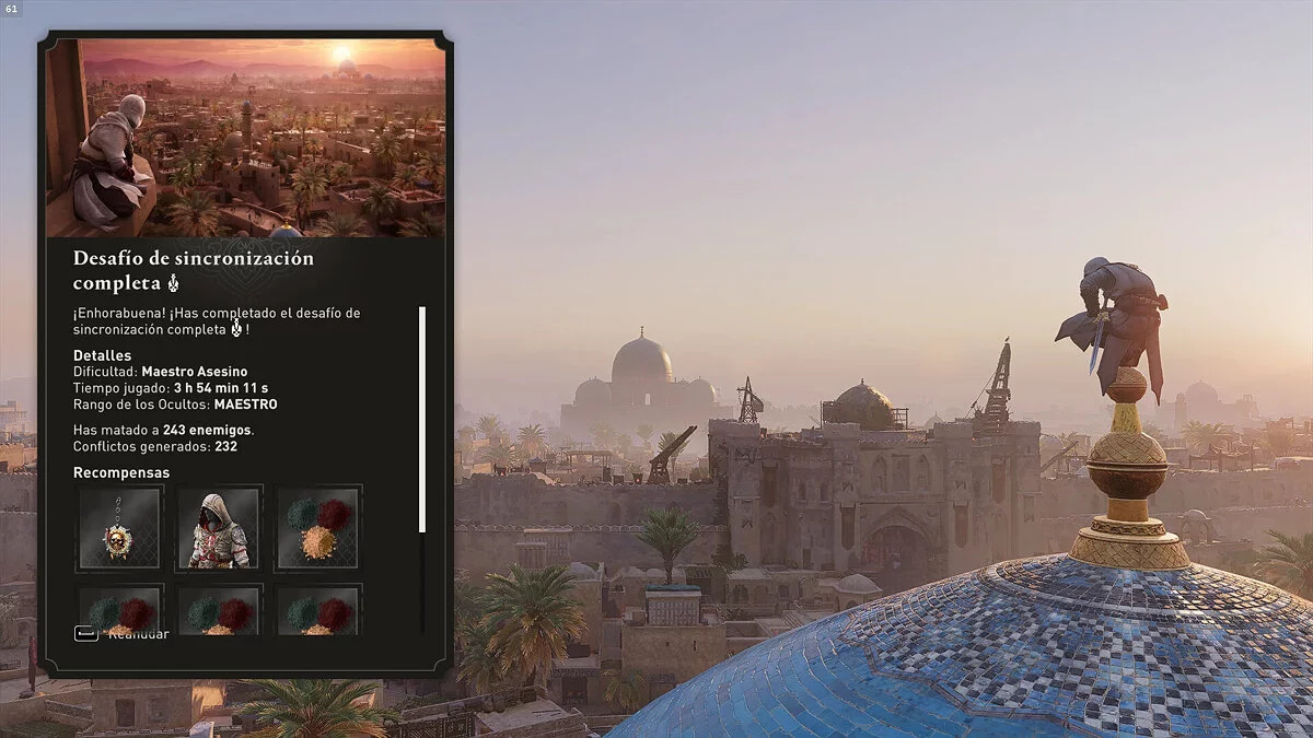 Assassin&#039;s Creed Mirage — Пройдено на 100 процентов