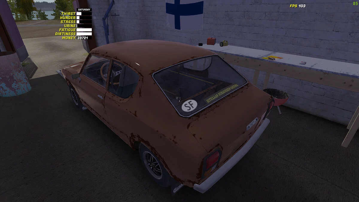 My Summer Car — Сатсума в хорошем состоянии, есть 39к марок