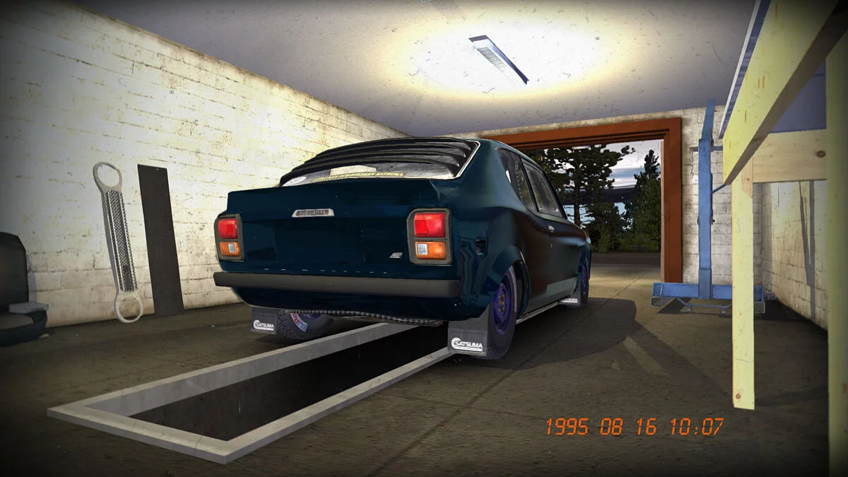 My Summer Car — Синяя спорт Satsuma, есть чемоданчик
