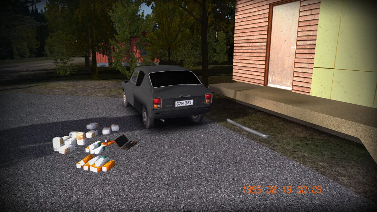 My Summer Car — Собранная Сатсума с номерами, 7315 марок на счету