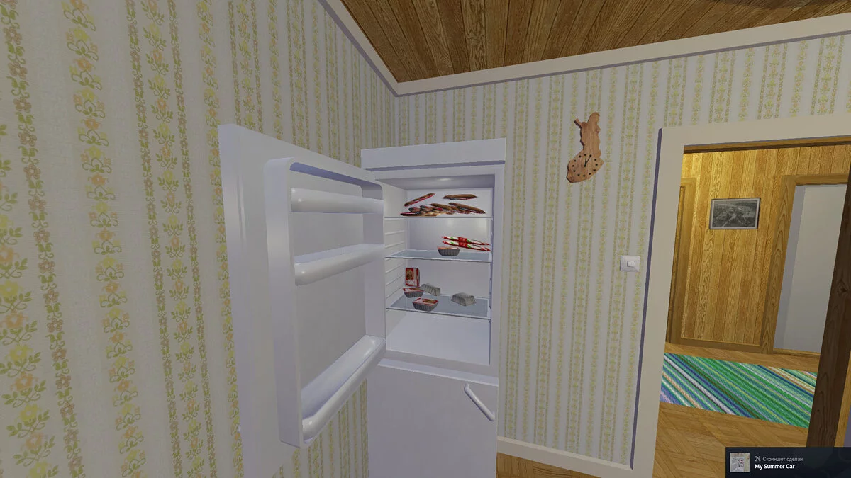 My Summer Car — Стоковая фиолетовая Satsuma, с сабвуфером и ништяками