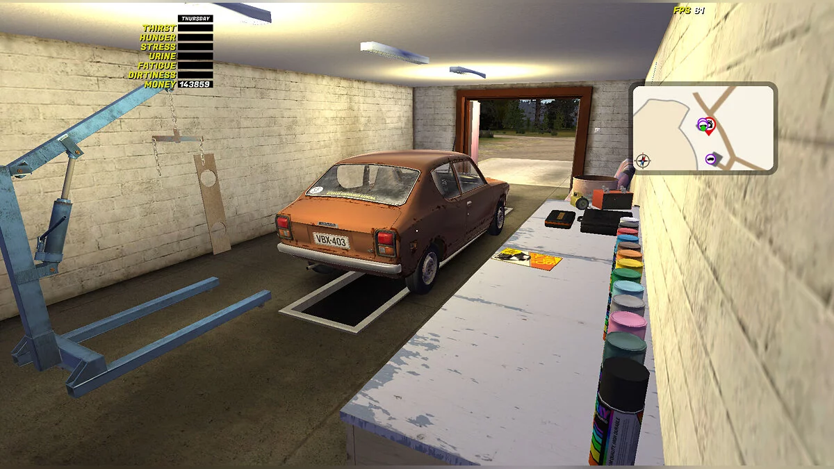 My Summer Car — Стоковая ржавая Сатсума