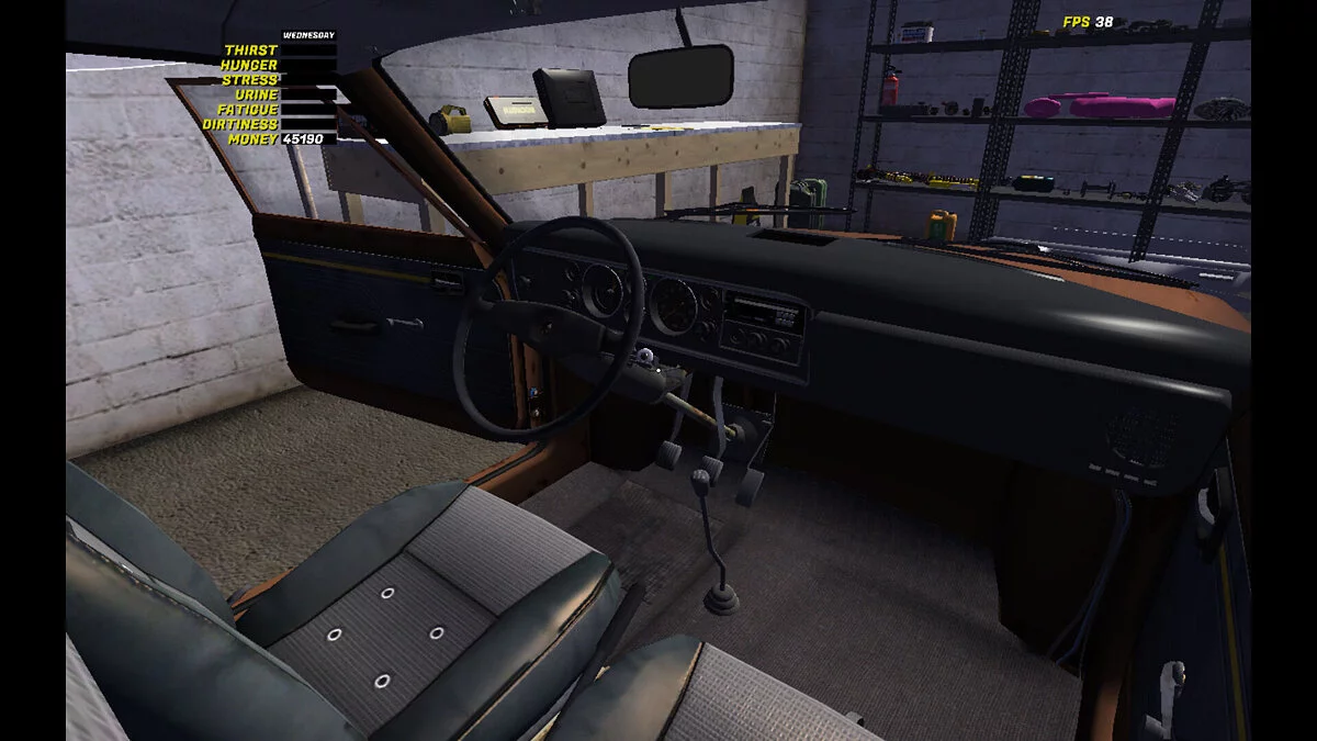 My Summer Car — Стоковая Satsuma с тюнингом, 45к марок, много еды и воды