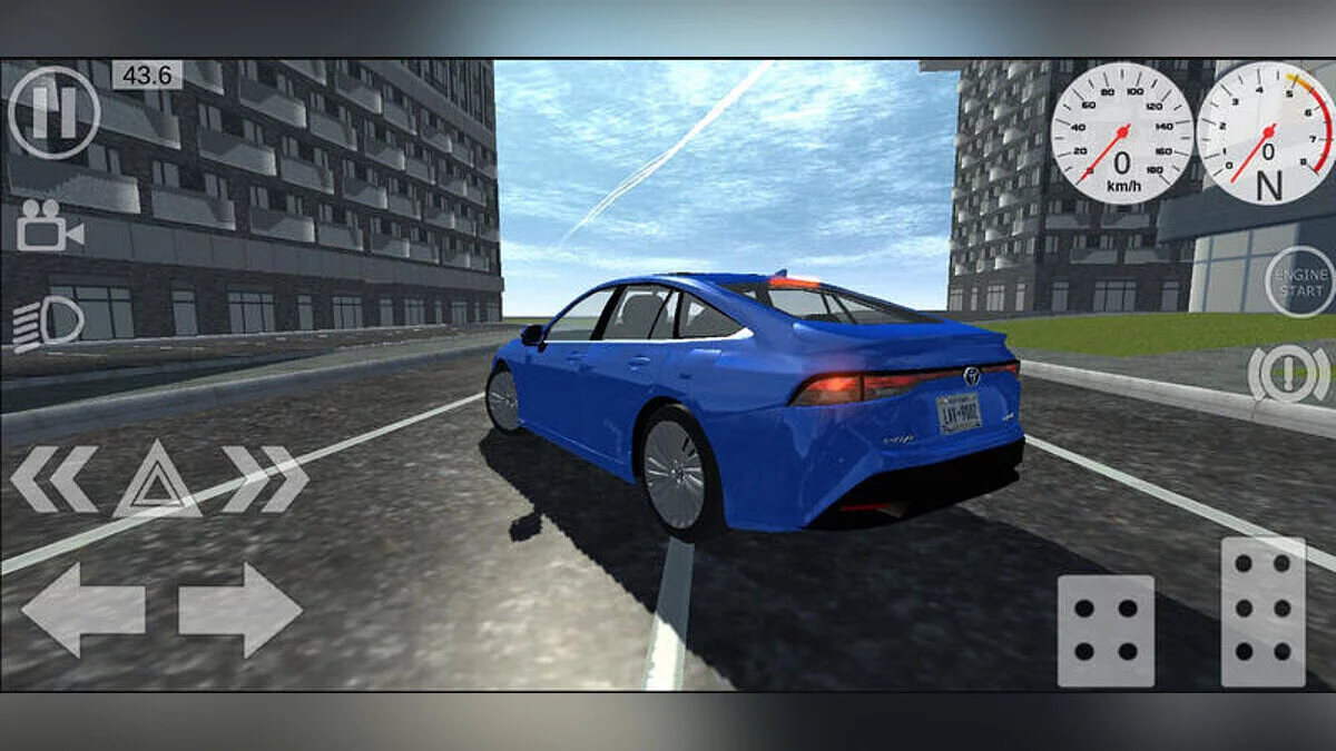 Simple Car Crash Physics Sim — Toyota Mirai