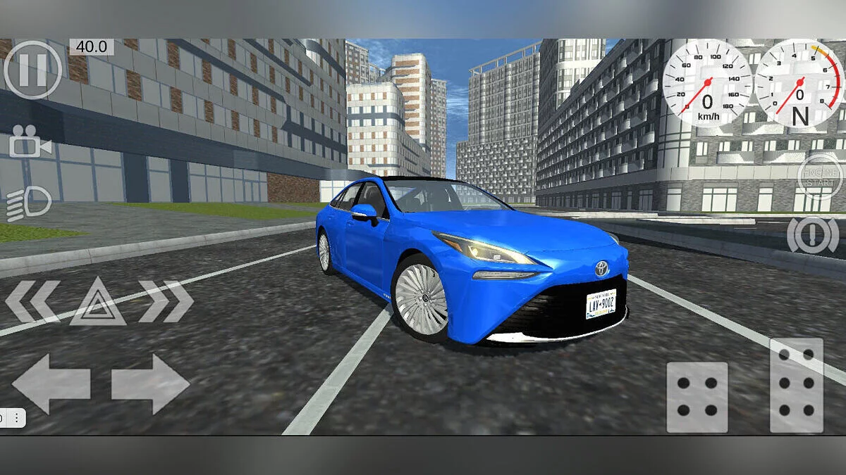 Simple Car Crash Physics Sim — Toyota Mirai