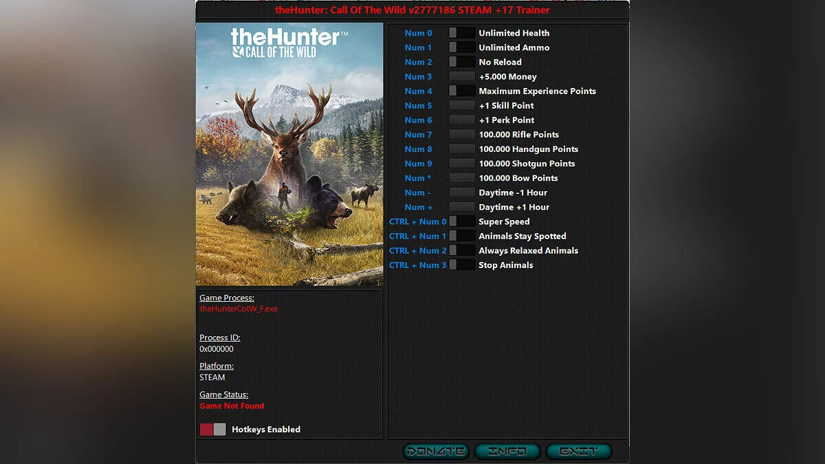 theHunter: Call of the Wild — Трейнер (+17) [2050156 - 2777186]