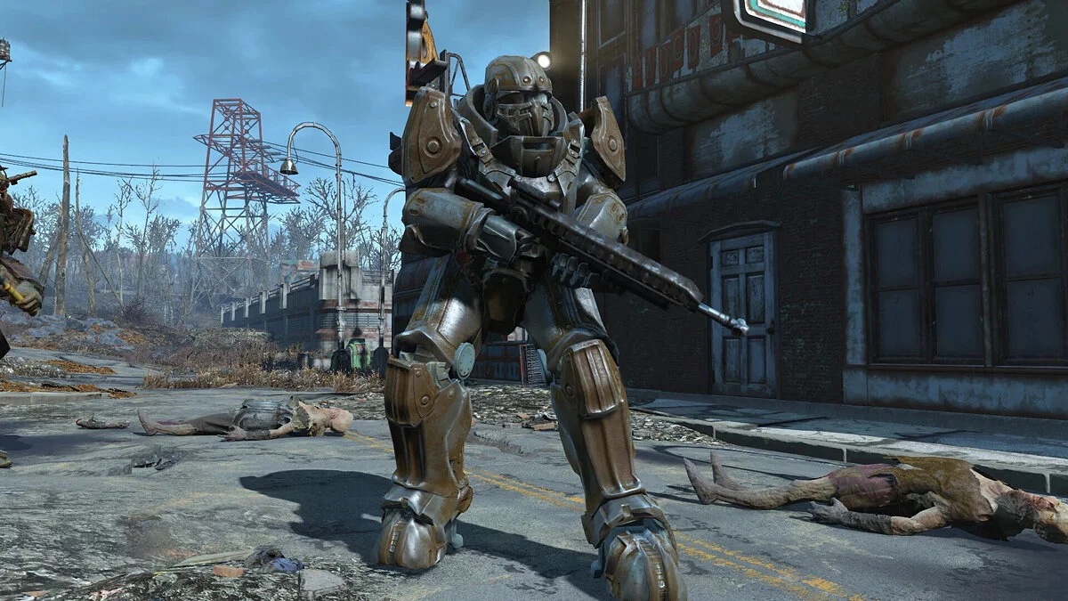 Fallout 4 — Tumbajamba's Combat Power Armor — боевая силовая броня БСБ