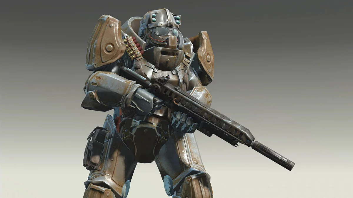 Fallout 4 — Tumbajamba's Combat Power Armor — боевая силовая броня БСБ