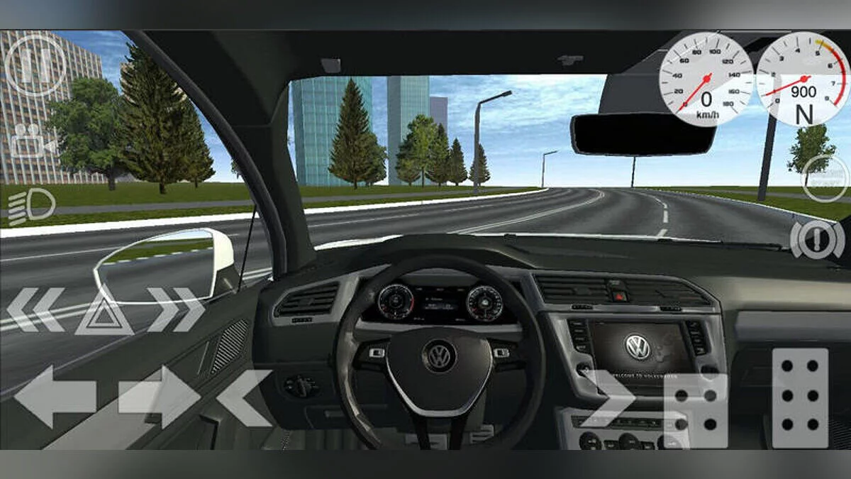 Simple Car Crash Physics Sim — Volkswagen Tiguan