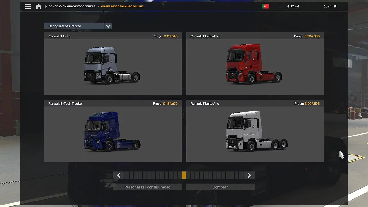 Euro Truck Simulator 2 — Все грузовики у диллеров