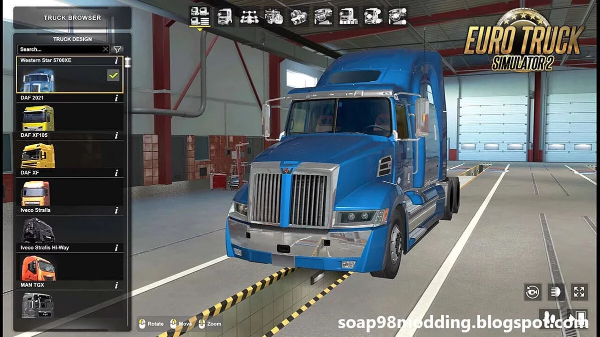 Euro Truck Simulator 2 — Western Star 5700XE