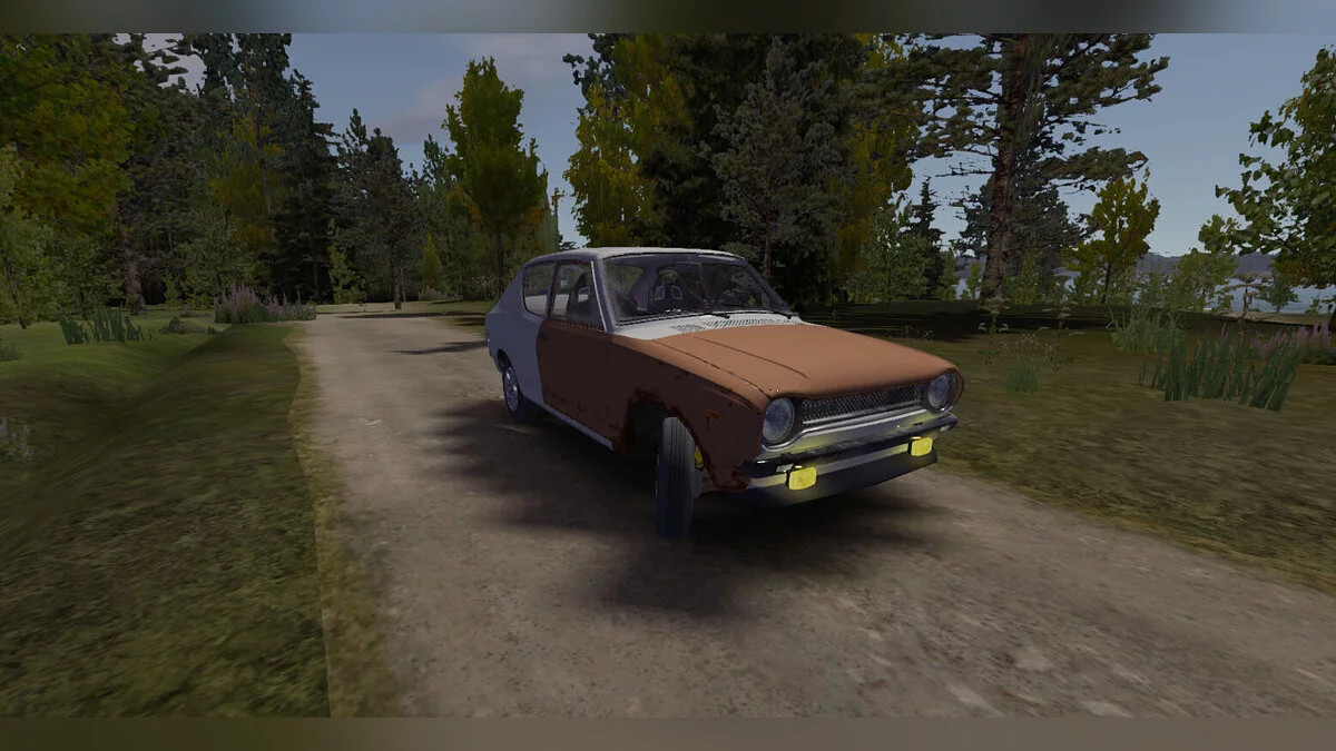 My Summer Car — Бежевая белая тюнингованная Сатсума, 120000 марок