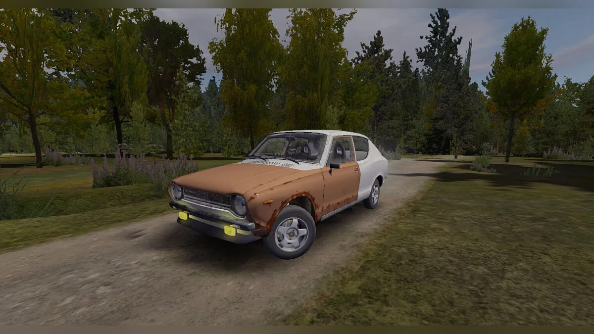 My Summer Car — Бежевая белая тюнингованная Сатсума, 120000 марок