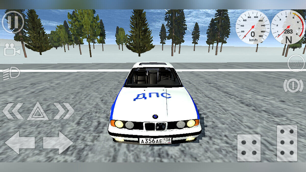 Simple Car Crash Physics Sim — BMW E34 520i ДПС