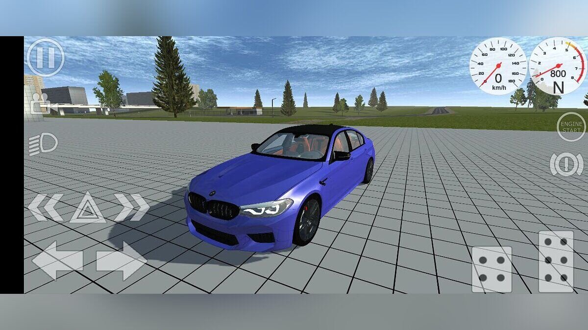Simple Car Crash Physics Sim — BMW M5 F90