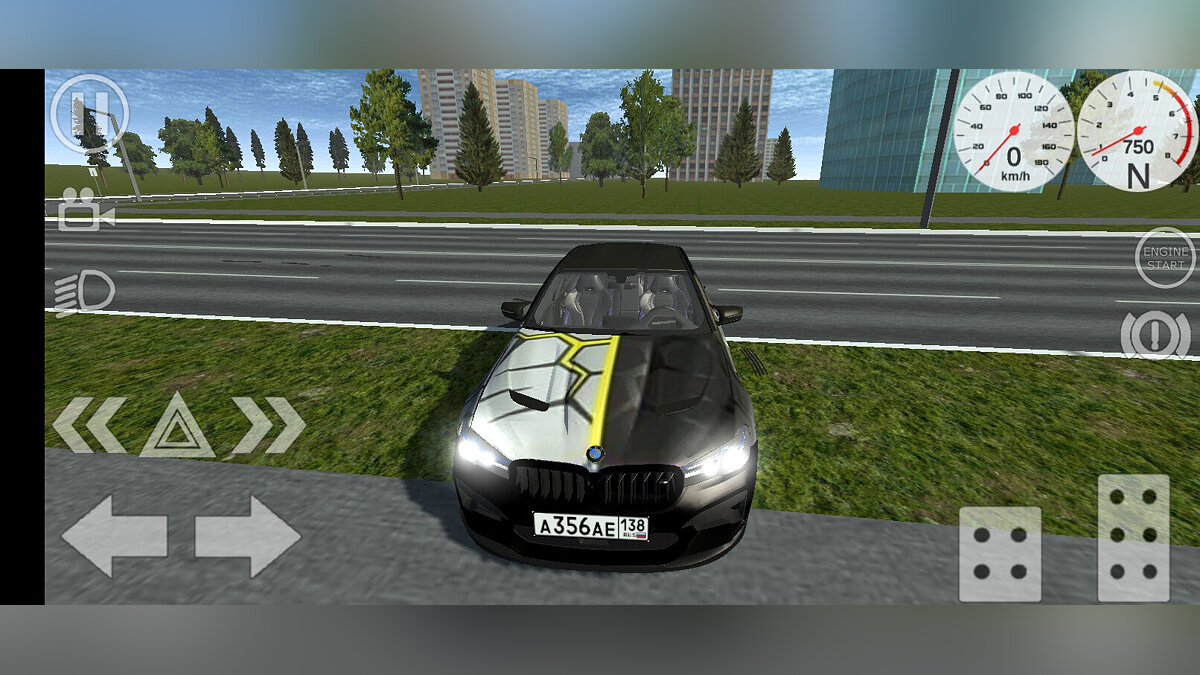 Simple Car Crash Physics Sim — BMW M5 LCI (2022)