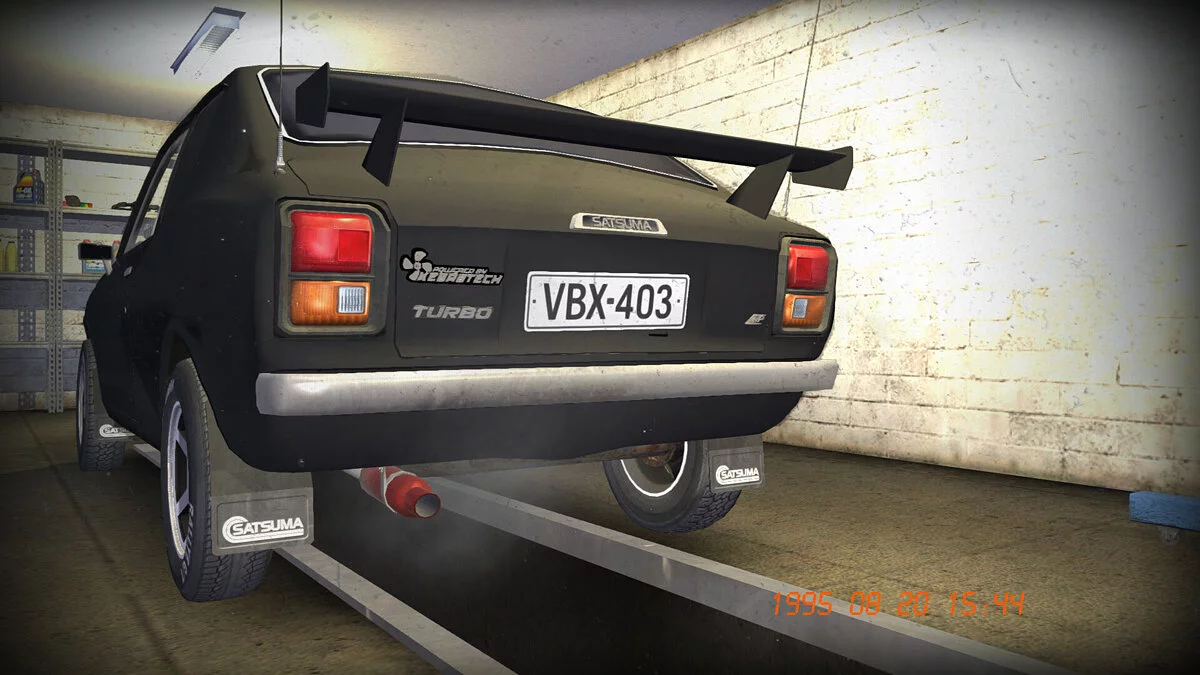 My Summer Car — Чёрная тюнингованная Сатсума 200+ км/ч