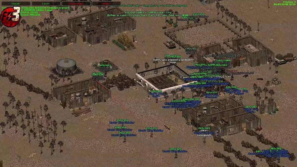 Fallout 2 — FOnline 3 - мультиплеер