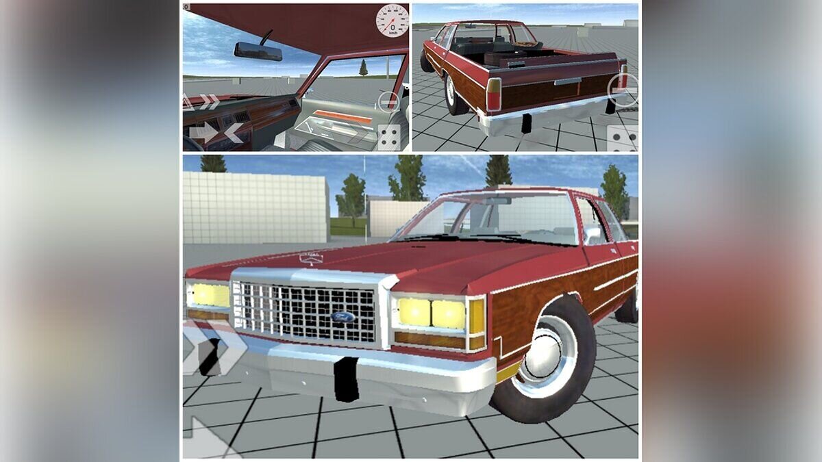 Simple Car Crash Physics Sim — Ford Crown Victoria 1987