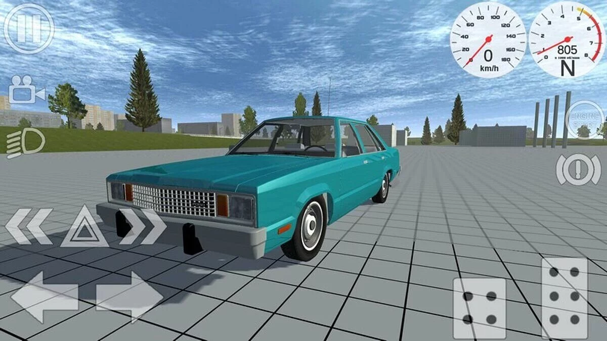 Simple Car Crash Physics Sim — Ford Fairmont 1978