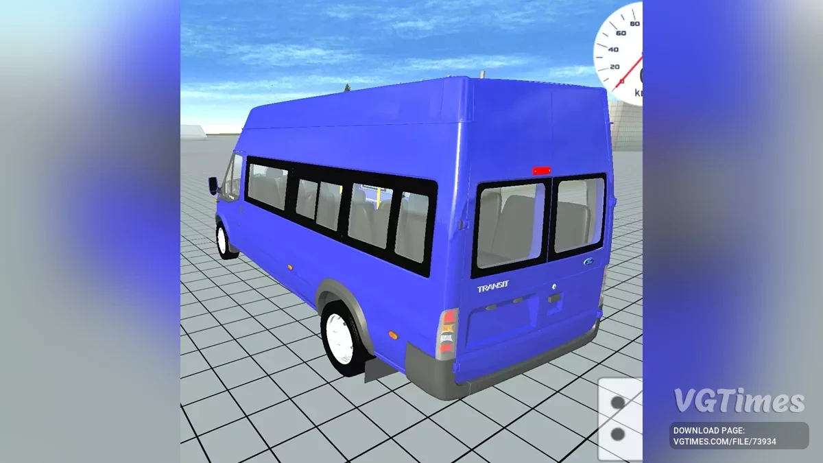 Simple Car Crash Physics Sim — Ford Transit