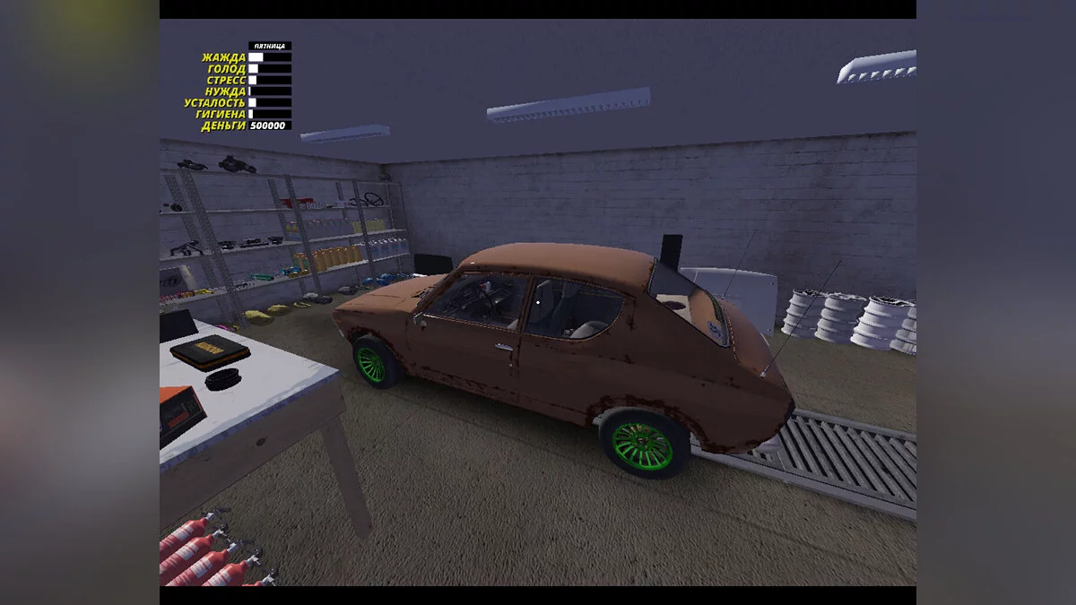 My Summer Car — Фулл сток Satsuma, весь тюнинг в гараже и много расходников, 500к марок