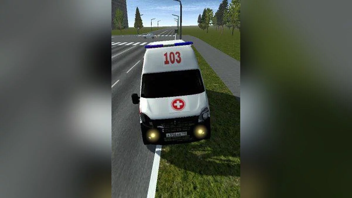 Simple Car Crash Physics Sim — Gazelle Next скорая помощь