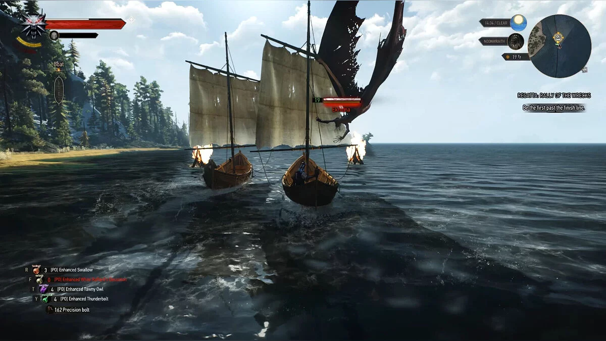 The Witcher 3: Wild Hunt - Complete Edition — Гонки на лодках