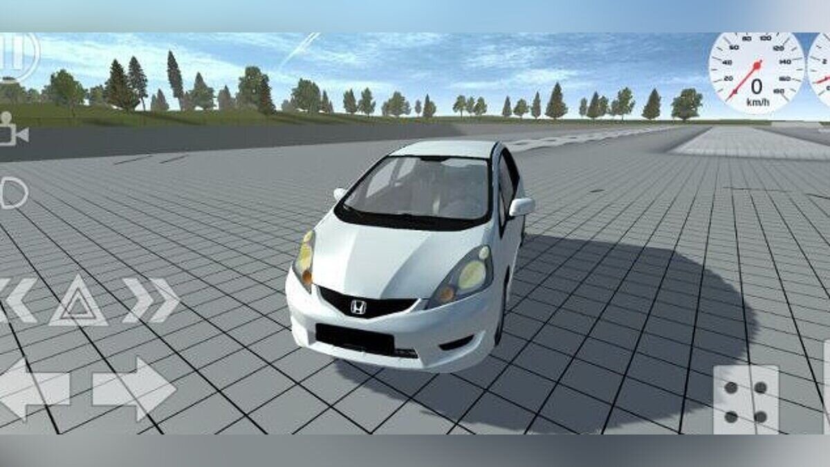 Simple Car Crash Physics Sim — Honda Fit