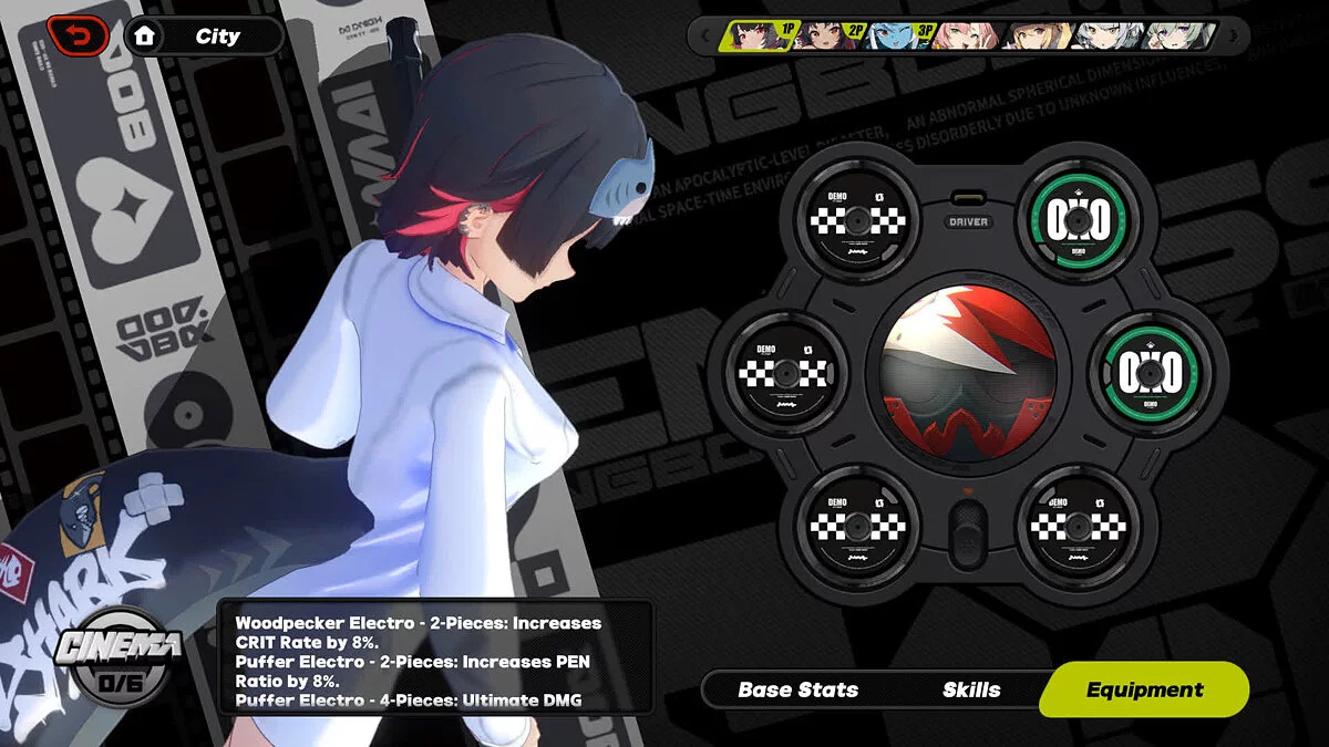 Zenless Zone Zero — Эллен в рубашке