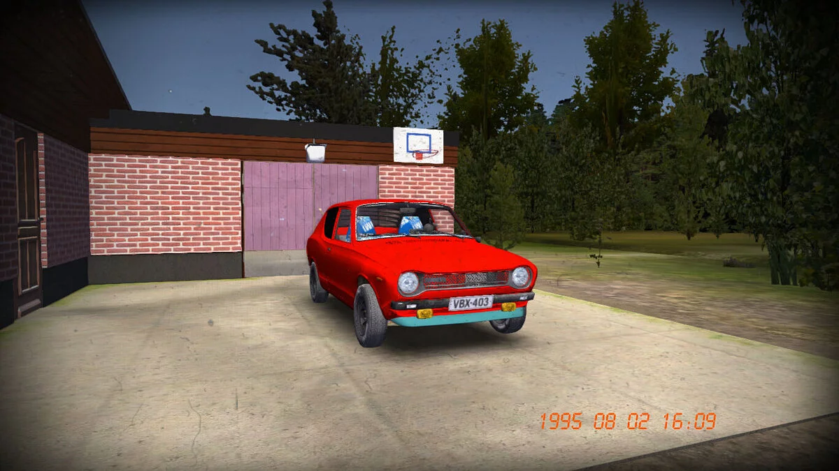 My Summer Car — Красная Satsuma, 17к марок, разгон до 200 км/ч