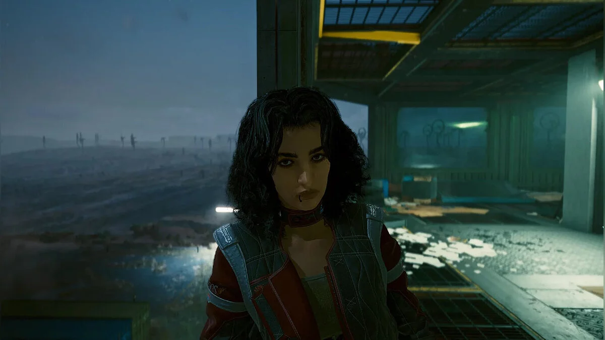 Cyberpunk 2077: Ultimate Edition — Лицо Панам с концепт-арта