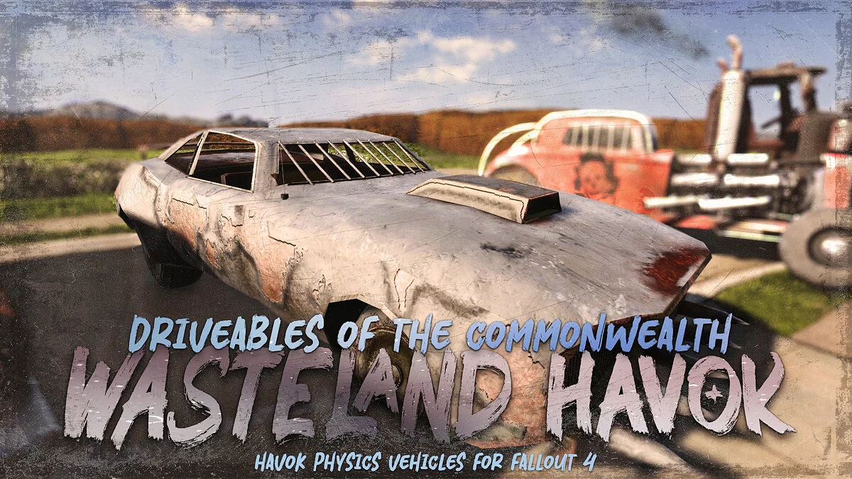 Fallout 4: Game of the Year Edition — Машины, на которых можно ездить